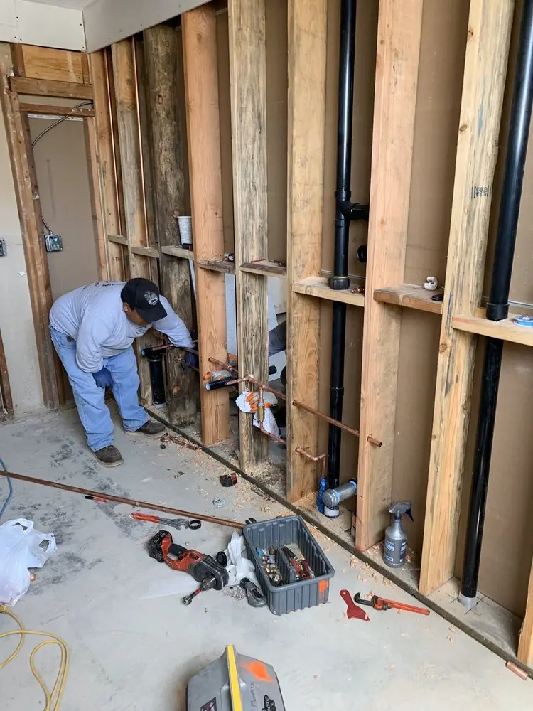 Commercial rough-in plumbing for Gas Line Repair in Woolwich